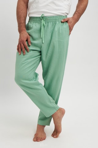 Pantalon en lin - Vert
