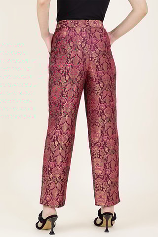 Pantalon - Rose et doré