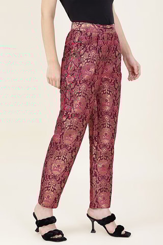 Pantalon - Rose et doré