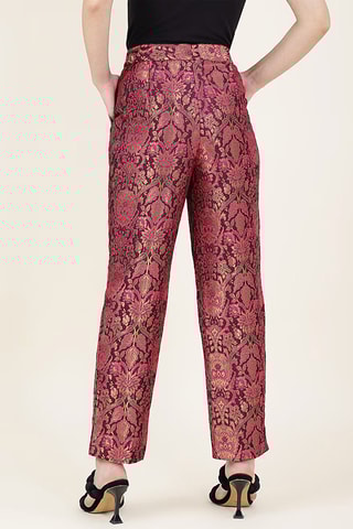 Pantalon - Rose et doré