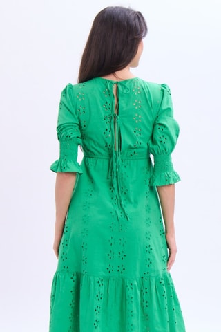 Robe midi - Vert