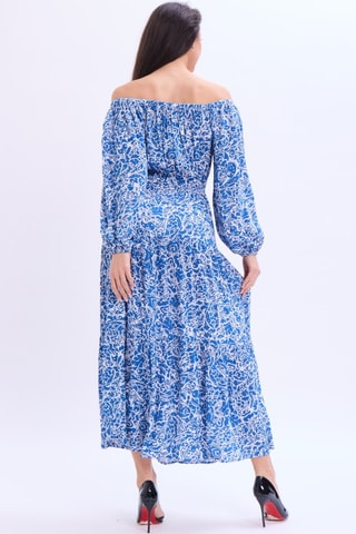 Robe longue - Bleu