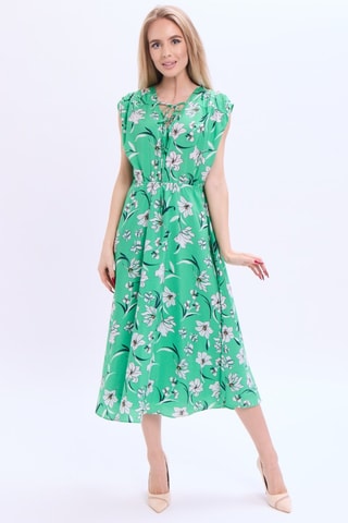 Robe midi - Vert