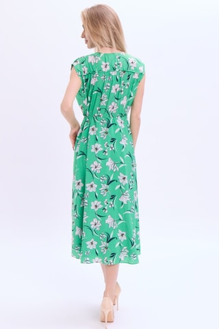 Robe midi - Vert