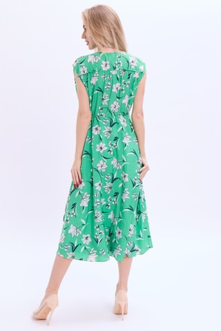 Robe midi - Vert