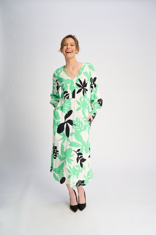 Robe midi - Vert