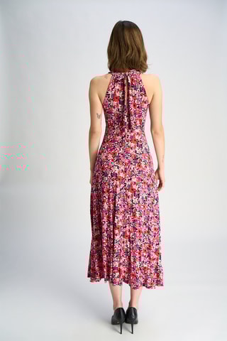 Robe midi - Rose et noir