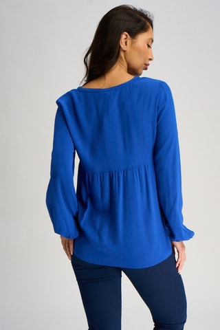 Chemisier - Bleu cobalt