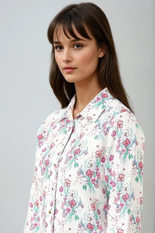 Chemisier en lin - Ecru