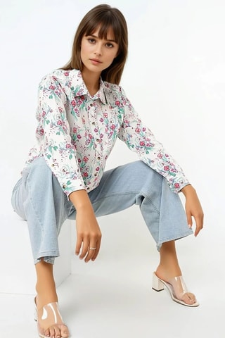 Chemisier en lin - Ecru