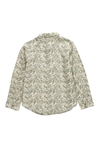 Chemisier - Vert et blanc