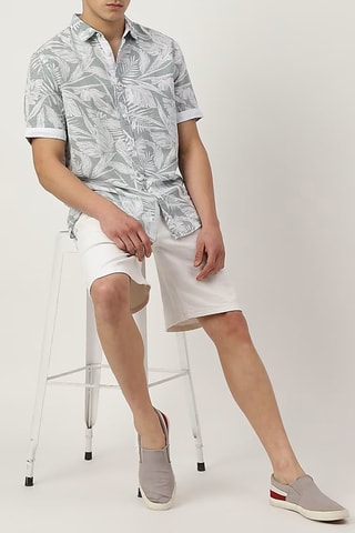 Chemisier en lin - Kaki