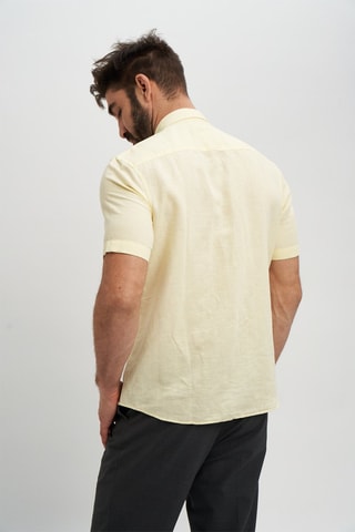 Chemise en lin - Jaune