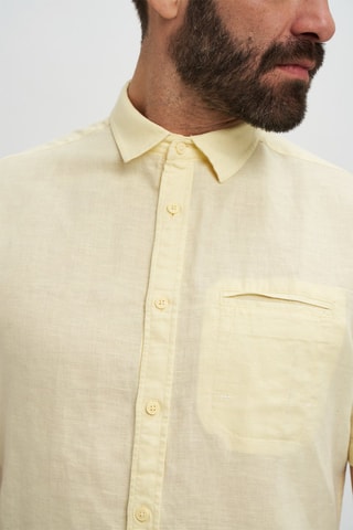 Chemise en lin - Jaune