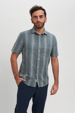 Chemise en lin - Vert