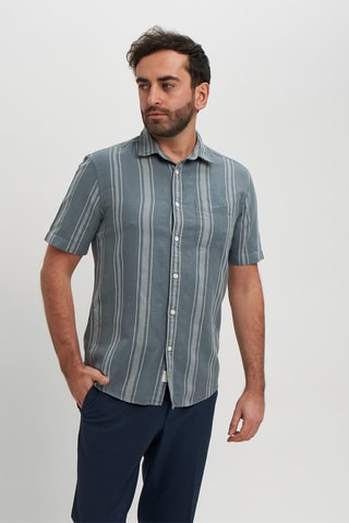 Chemise en lin - Vert