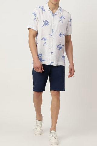 Chemise en lin - Blanc