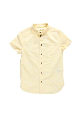 Chemise en lin - Jaune