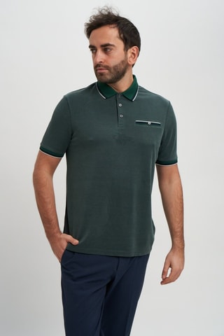 Polo regular - Vert