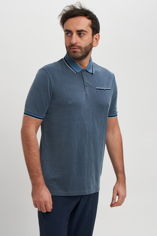 Polo regular - Bleu