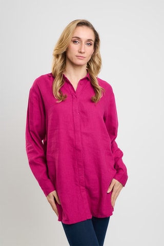Tunique en lin - Fuchsia