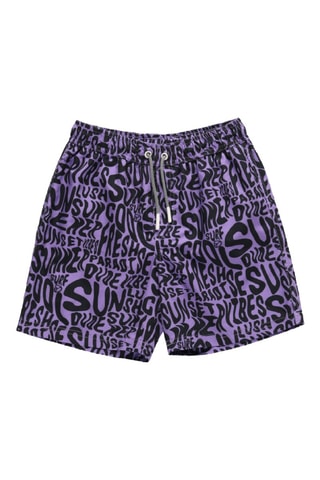 Short de bain - Violet