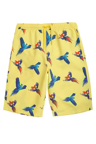 Short de bain - Jaune