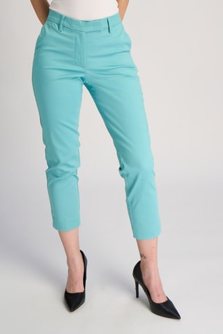 Pantacourt taille haute - Turquoise