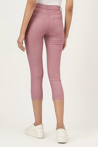 Pantacourt taille haute - Rose