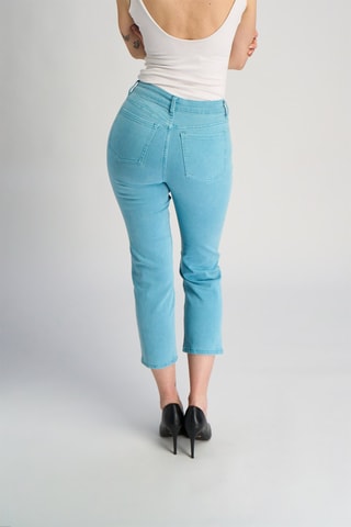 Pantacourt en jean - Turquoise