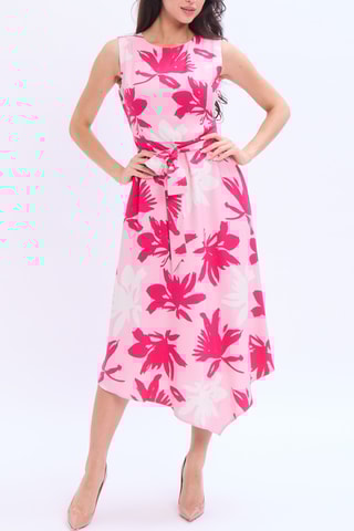 Robe midi - Rose