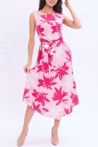 Robe midi - Rose
