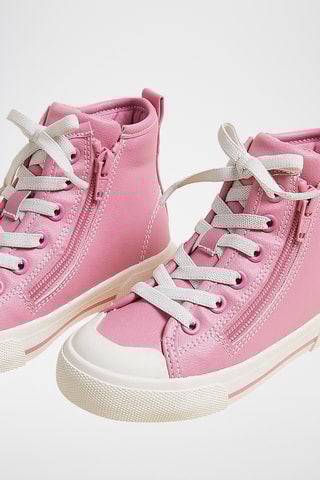 Baskets montantes - Rose