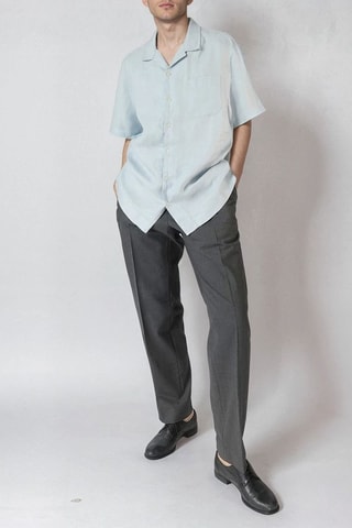 Chemise en lin - Bleu clair