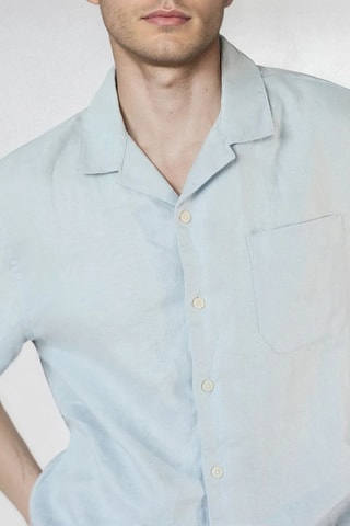 Chemise en lin - Bleu clair