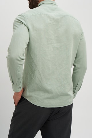 Chemise en lin - Vert clair