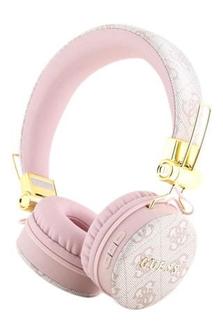 Casque Guess stéréo - 4G - Bluetooth - Rose