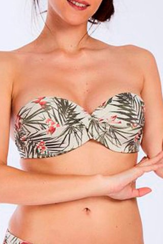 Sujetador de bikini Mangleres - Crudo - Livia