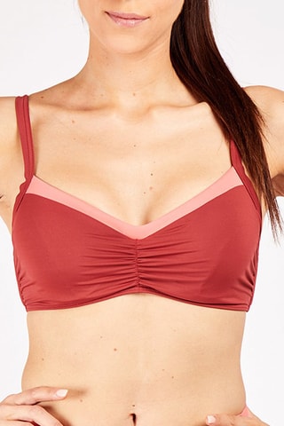 Sujetador de bikini Corales - Rosa - Copa D - Livia