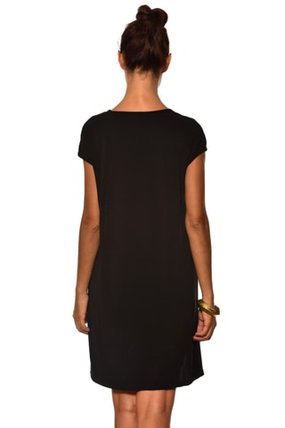 Vestido recto Carola - Negro