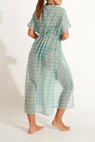 Kimono de playa Lizae - Turquesa