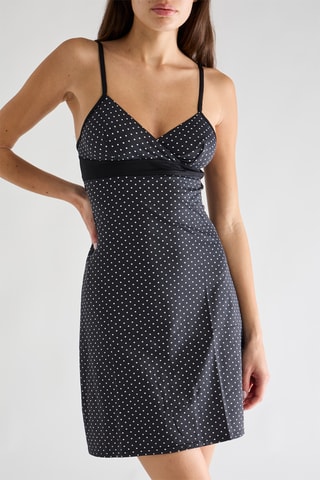 Vestido recto Luisa - Negro