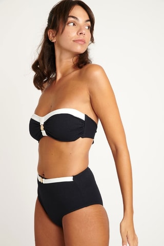 Sujetador de bikini Noor - Negro