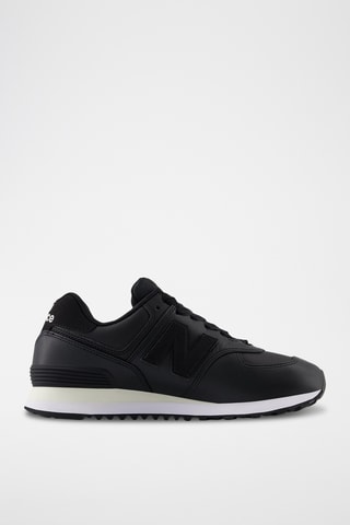 Chaussures de running en cuir 574 - Noir
