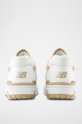 Baskets en cuir 550 - Blanc et doré