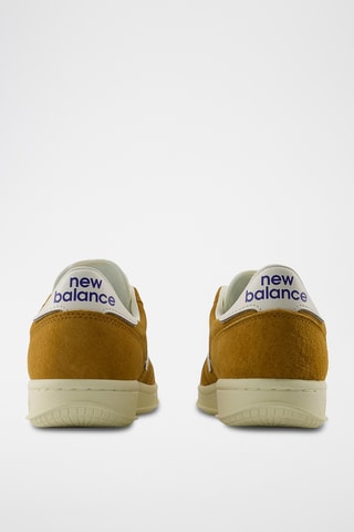 Baskets en nubuck 500 - Moutarde et blanc