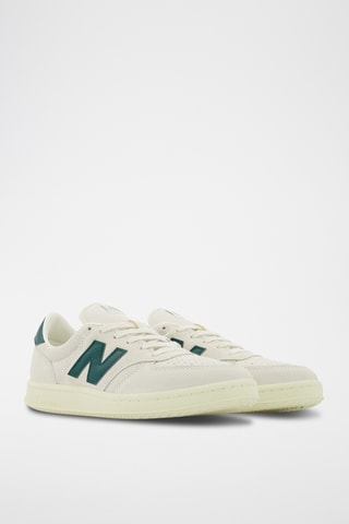 Baskets en nubuck 500 - Blanc et vert
