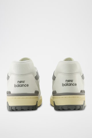 Baskets en cuir 550 - Blanc et gris clair