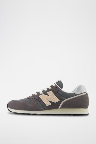 Sneakers en nubuck 373 - Marron