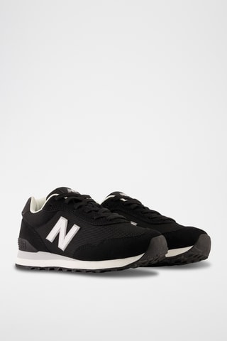 Chaussures de running en nubuck 515 - Noir